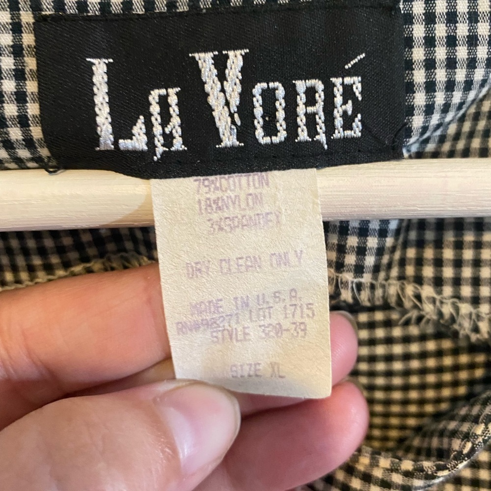 Vintage La Vore Embroidered Sleeveless Blouse - XLARGE - Picture 2 of 5